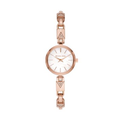 mk jaryn rose gold watch