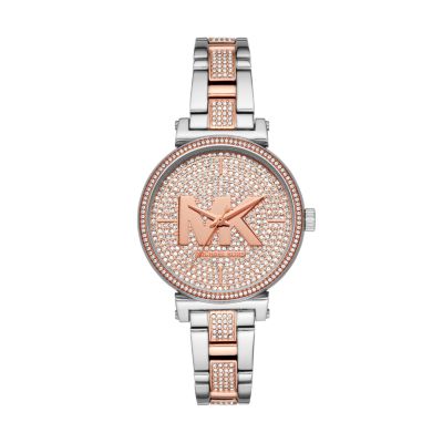 Michael kors sofie rose gold best sale