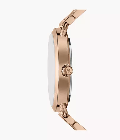 Michael Kors Women's Portia Rose Gold-Tone Stainless Steel Watch 