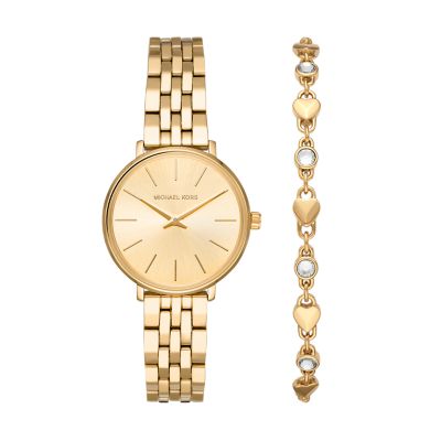 Mk pyper discount gold tone watch