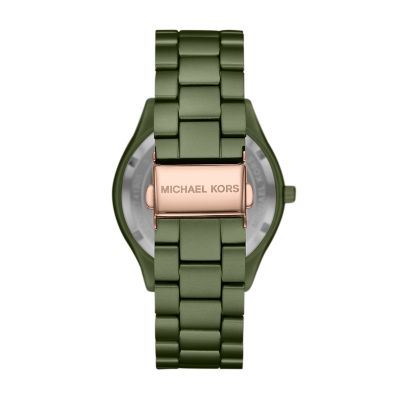 michael kors olive watch