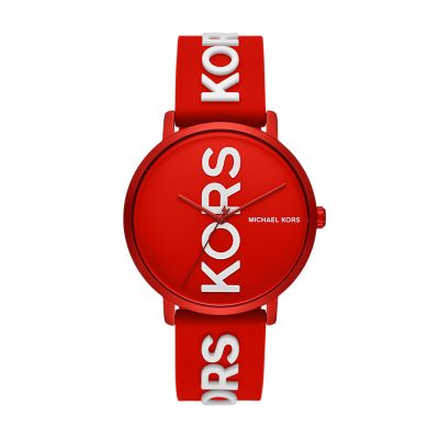 michael kors watch silicone