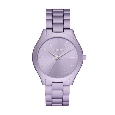 michael kors lavender watch