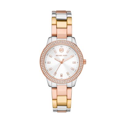 Michael kors tri deals tone watch