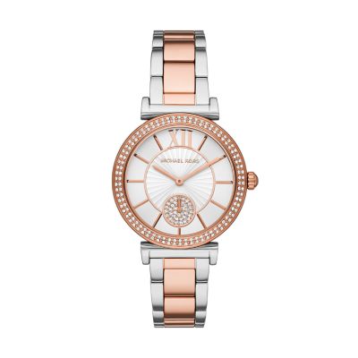 Michael Kors Women's Abbey Three-Hand Two-Tone Stainless Steel Watch - 2-Tone
