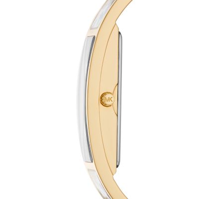 Michael Kors Yasmeen Two-Hand Gold-Tone Stainless Steel Watch