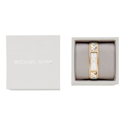 Michael Kors Yasmeen Two-Hand Gold-Tone Stainless Steel Watch