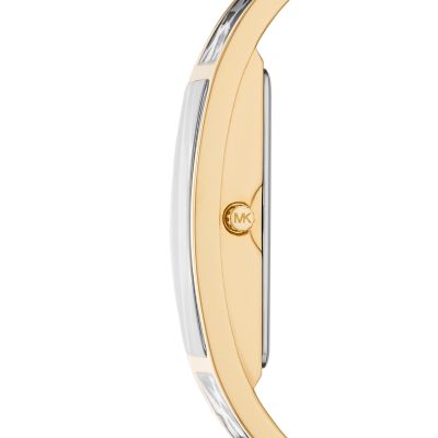 Michael Kors Yasmeen Two-Hand Gold-Tone Stainless Steel Watch