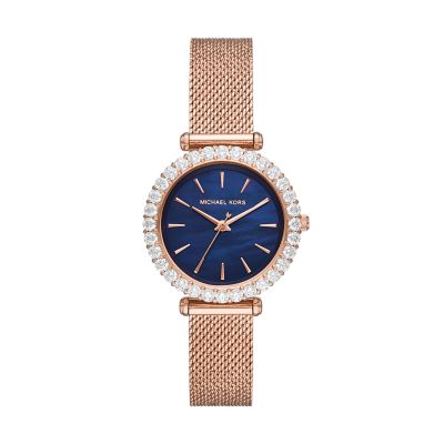 Montre Darci de Michael Kors a trois aiguilles en acier inoxydable doree rose MK4630 Watch Station