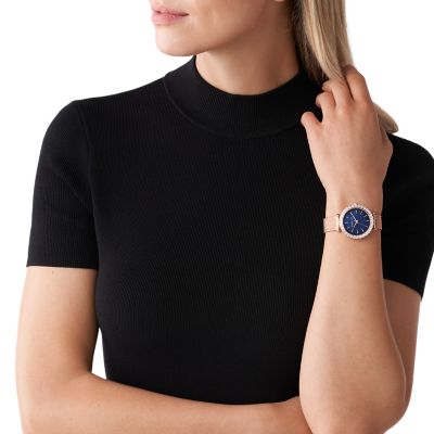 Michael kors darci sales watch blue