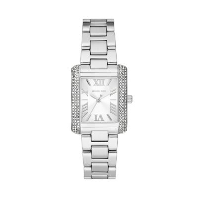 Montre Emery de Michael Kors a trois aiguilles en acier inoxydable MK4642 Watch Station