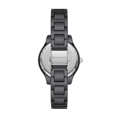 Michael kors ceramic clearance watch black