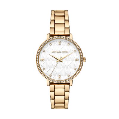 Michael Kors Pyper Three-Hand Two-Tone Alloy Watch - MK4667