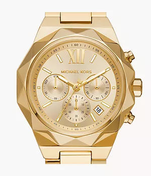 Michael Kors Raquel Chronograph Gold-Tone Stainless Steel Watch