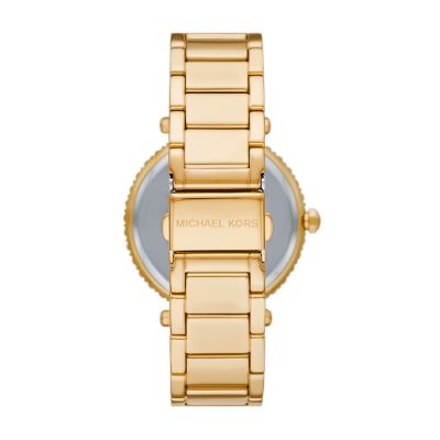Michael Kors Parker Lux Three-Hand Gold-Tone Stainless Steel Watch - MK4693  - Watch Station