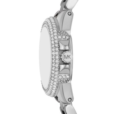 Michael Kors Camille Three-Hand Stainless Steel Watch