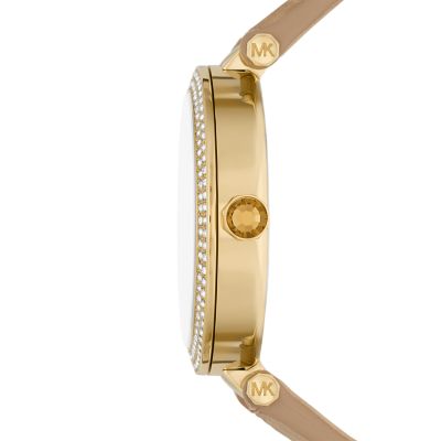 Michael Kors Parker Three-Hand Brown Leather Watch - MK4725