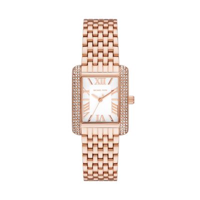 Michael Kors Watches Women's Ritz Quartz Watch with Stainless Steel Strap,  Rose Gold, 20 (Model: MK7223)