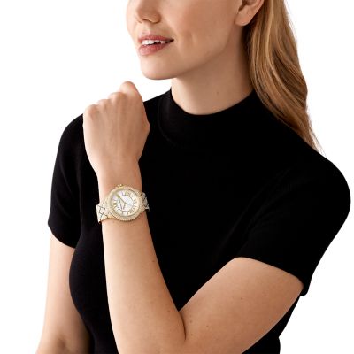 Michael kors ivory outlet watch