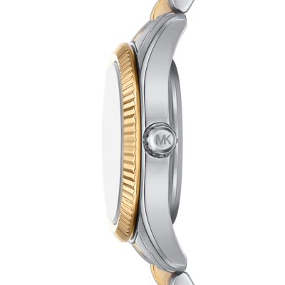 Michael Kors Lexington Three-Hand Two-Tone Stainless Steel