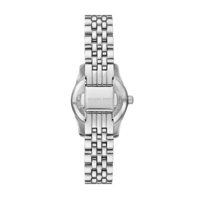 Michael Kors Lexington Three-Hand Stainless Steel Watch