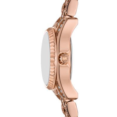 Michael Kors ローズゴールド 時計 乗り切り MKロゴ