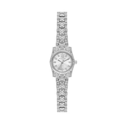 Argenté for Montre Lexington Michael Kors à trois aiguilles, en acier inoxydable, doré rose