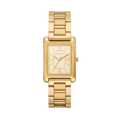 Gold for Michael Kors Uhr Essex 3-Zeiger-Werk Edelstahl