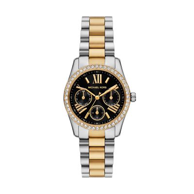 Michael Kors Lexington Lux Multifunction Two-Tone Stainless Steel Watch