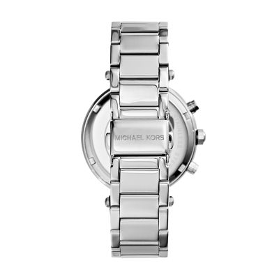 Michael Kors Silver Tone Glitz Parker Watch MK5353 Watch Station