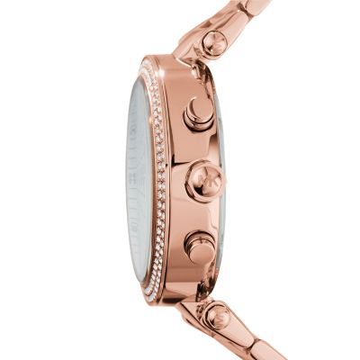 michael kors parker rose gold watch mk5491