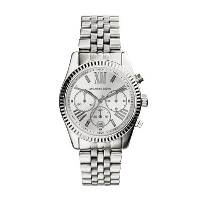 Michael kors shop silver lexington watch