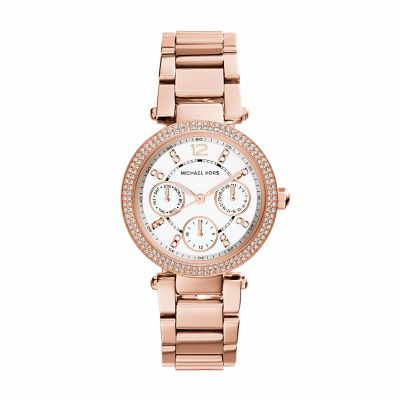 Mk parker watch rose gold new arrivals