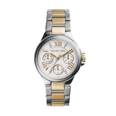 michael kors watches two tone
