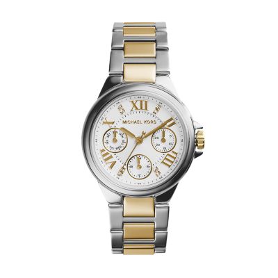 michael kors dual tone watch