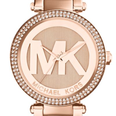 Michael Kors Rose Gold-Tone Parker Watch