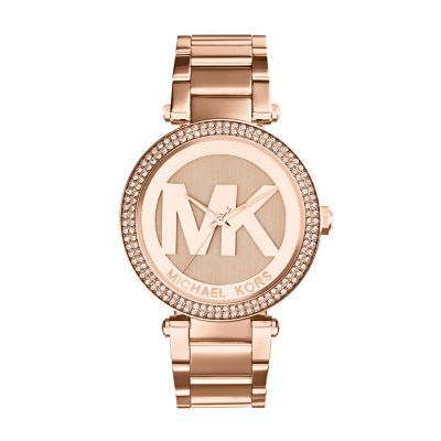 Michael Kors Rose Gold Tone Parker Watch MK5865 Watch Station