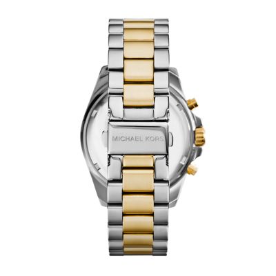 Michael Kors Women's Bradshaw Chronograph Two-Tone Stainless Steel