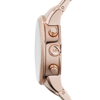 michael kors ritz rose gold tone chronograph ladies watch