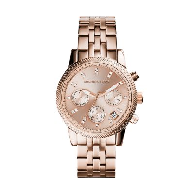 michael kors ritz rose gold