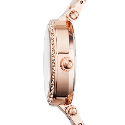 Michael Kors Rose Gold Tone Mini Parker Watch MK6110 Watch Station