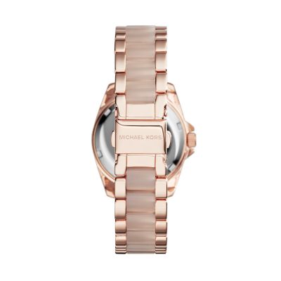 michael kors mini blair rose gold