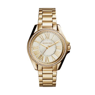 Gold-Tone Stainless Steel Watch 
