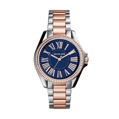 Michael Kors Kacie Three-Hand Two-Tone Stainless Steel Watch