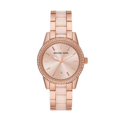 michael kors ritz watch rose gold