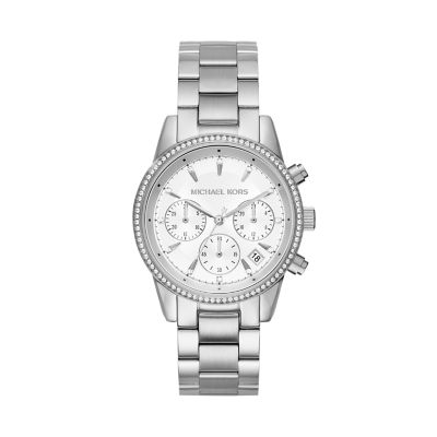 Women's Chronograph Ritz Stainless Steel Bracelet Watch 37mm  MK6428/MK6357/MK6356