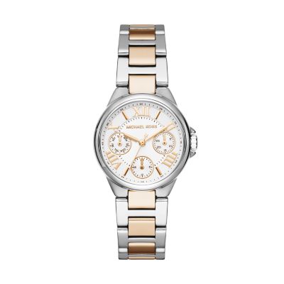 two tone mk watch