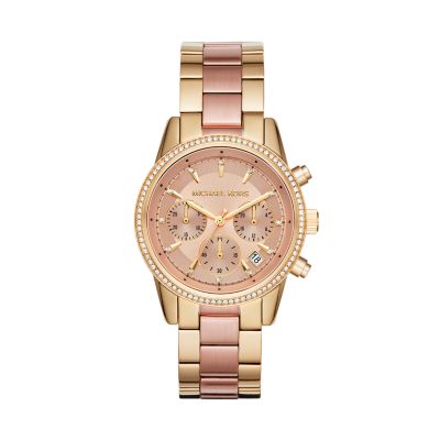 Michael kors on sale watch chronograph