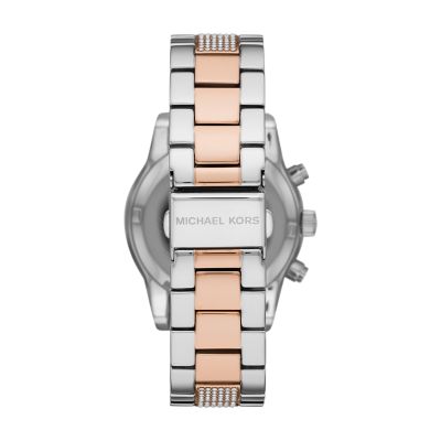 Michael Kors Women's Ritz Chronograph Two-Tone Stainless Steel