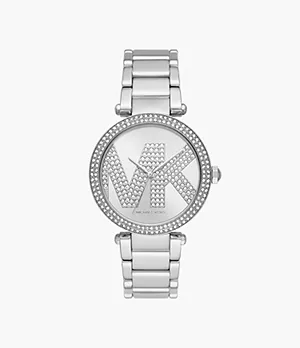 Michael Kors Women's Parker Three-Hand Stainless Steel Watch